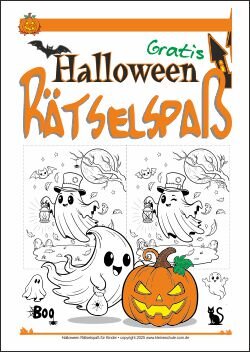 Halloween-Rätsel zum kostenlosen Download
