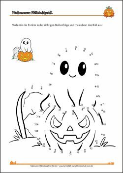 Halloween-Rätsel zum kostenlosen Download