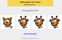 Was passt hier nicht? Wahrnehmungstraining