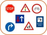 Gefahrzeichen - Online Quiz für Kinder