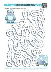 Gratis Winter-Rätselspaß für Kinder Kostenlose Rätsel und Denksport-Aufgaben mit Lösung zum Ausdrucken