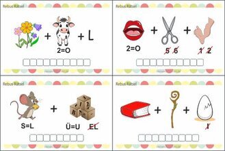 Bilderrätsel mit Lösungen für Kinder