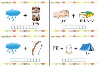 Bilderrätsel mit Lösungen für Kinder