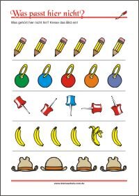 Übungen Wahrnehmung und Aufmerksamkeit