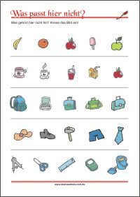 Was gehört hier nicht hin?